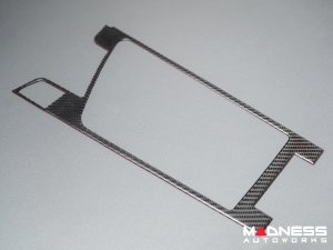 Alfa Romeo Giulia Center Console Cover Trim - Carbon FIber - Flexible / Self Adhesive 
